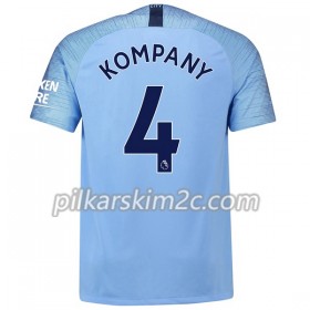 Koszulka Manchester City Kompany 4 Główna 2018-2019 - Koszulki Piłkarskie